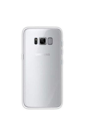 Samsung Galaxy S8 Kılıf Ultra Ince (0.2 MM İNCELİK) Şeffaf Silikon Füme İNCNMN74