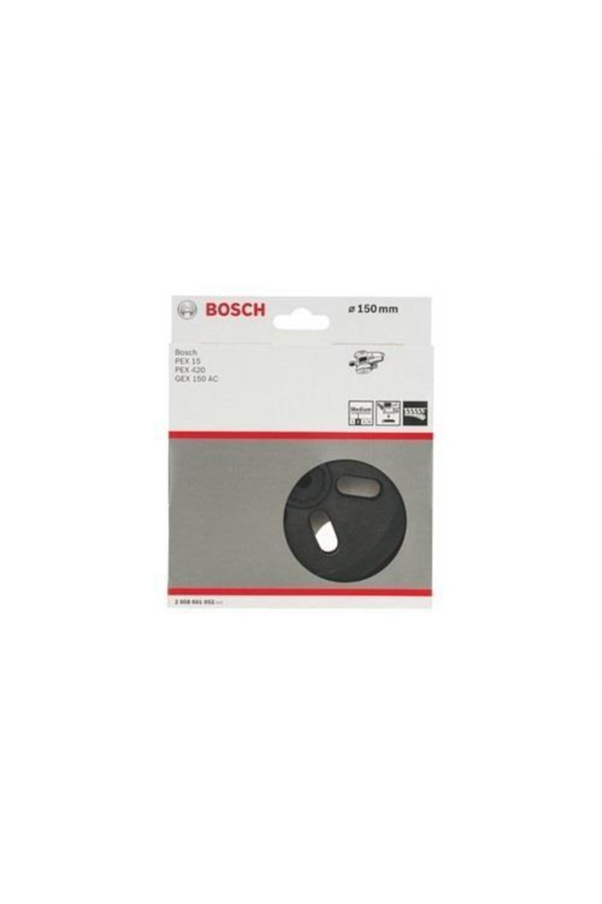 Bosch Gex150ac/pex15ae Uyumlu Zımpara Tabanı 150mm Orta Sert