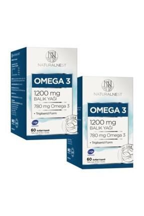 Omega 3 Takviye Gıda Balık Yağı 1200 Mg 60 Kapsül 2 Kutu NatBalkYg0020