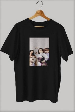 Maneskin Tasarım Baskılı Oversize T-shirt ( Tişört ) %100 Cotton SA34