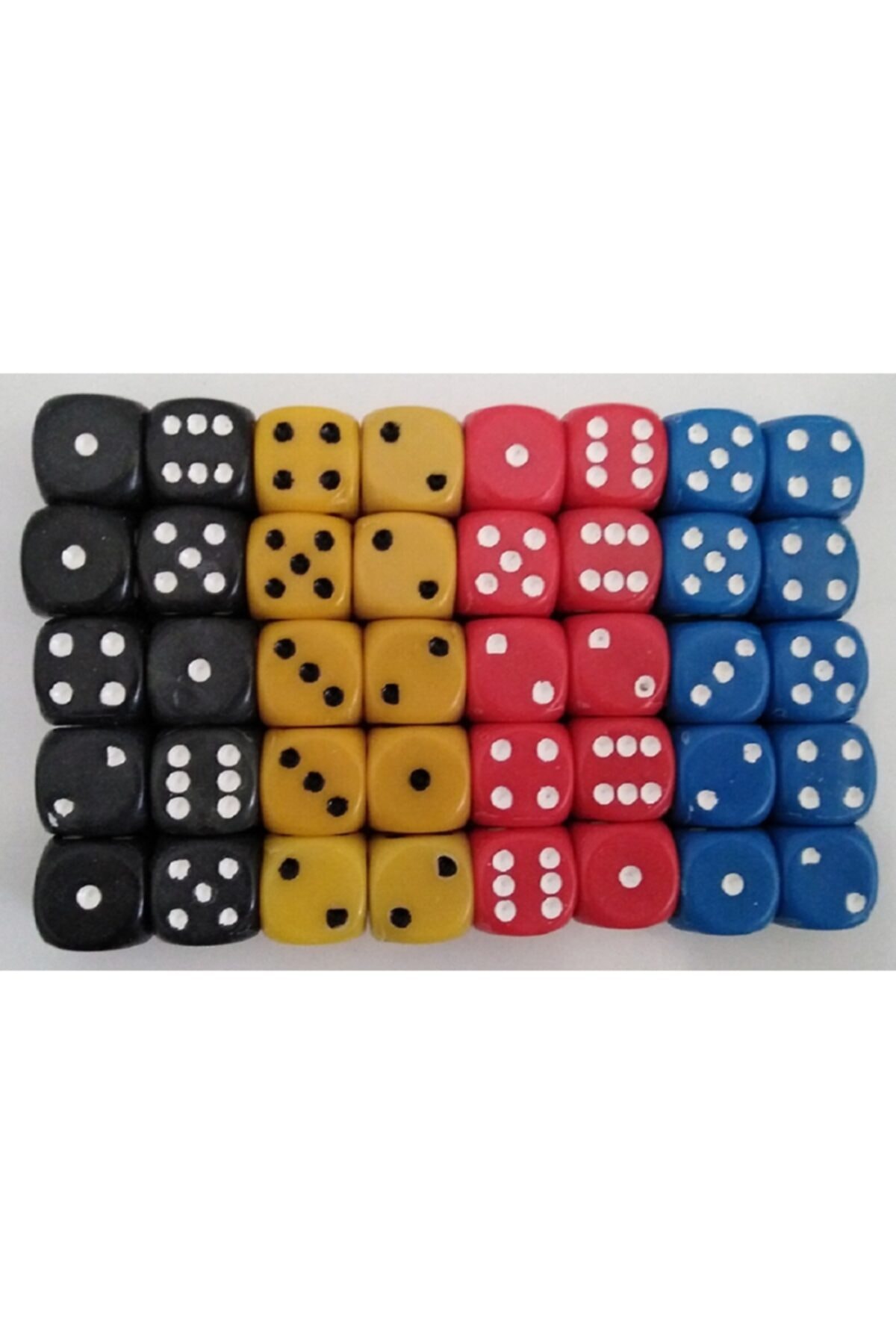 ESER Renkli Oyun Okey Zarı 40 Adet