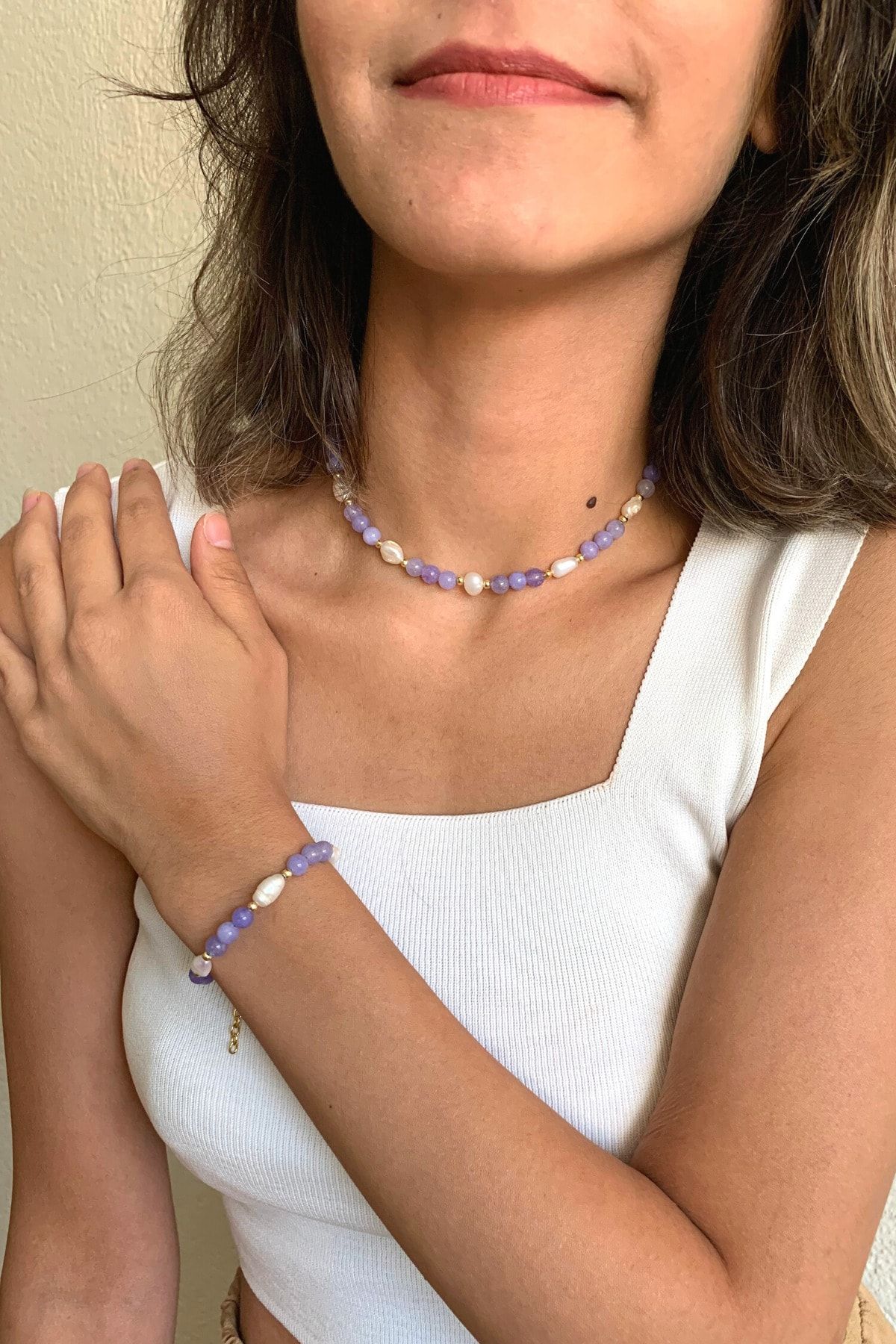 Suerte Accessories Necklace Purple Casual Trendyol