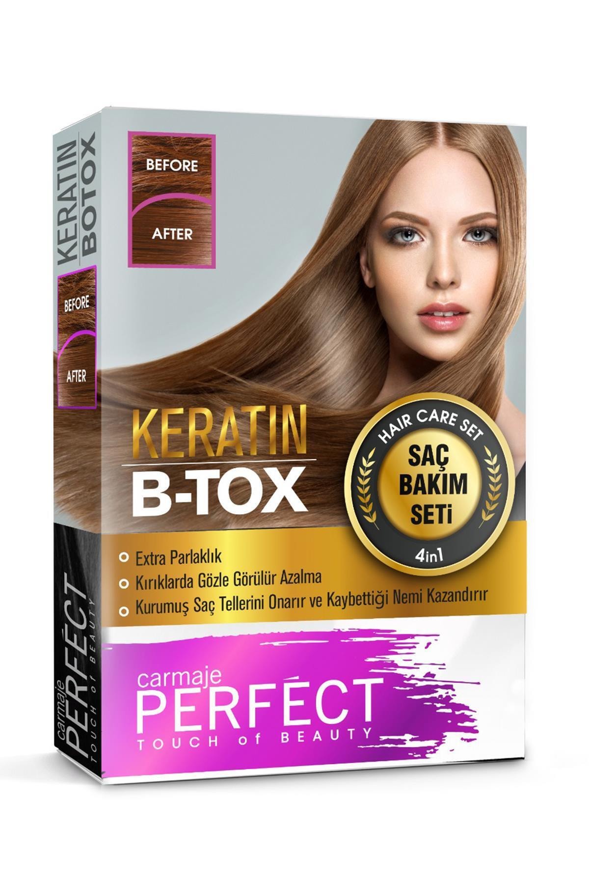 Carmaje Keratin Maskesi Botox Saç Bakım Seti Onarıcı Yapılandırcı Nemlendirici — MOR551439