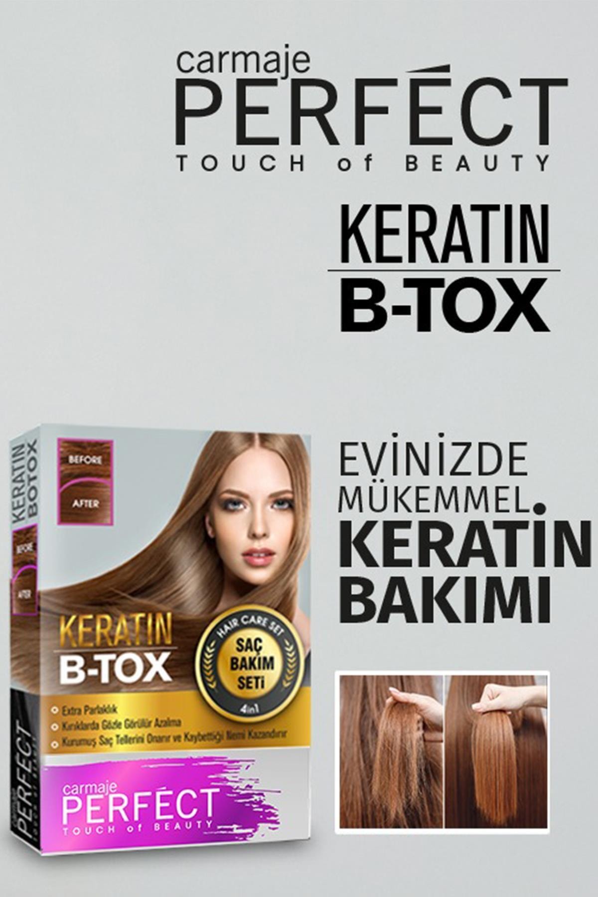 Carmaje Keratin Maskesi Botox Saç Bakım Seti Onarıcı Yapılandırcı Nemlendirici — MOR551439 — تصویر 3 از 5