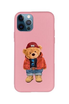 Iphone 12 Pro Max Teddy Bear Baskılı Lansman Kılıfı KC039-12pm