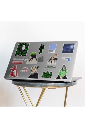 Billie Eilish Temalı Laptop Notebook Tablet Sticker Seti 15 adet BILLIE-01