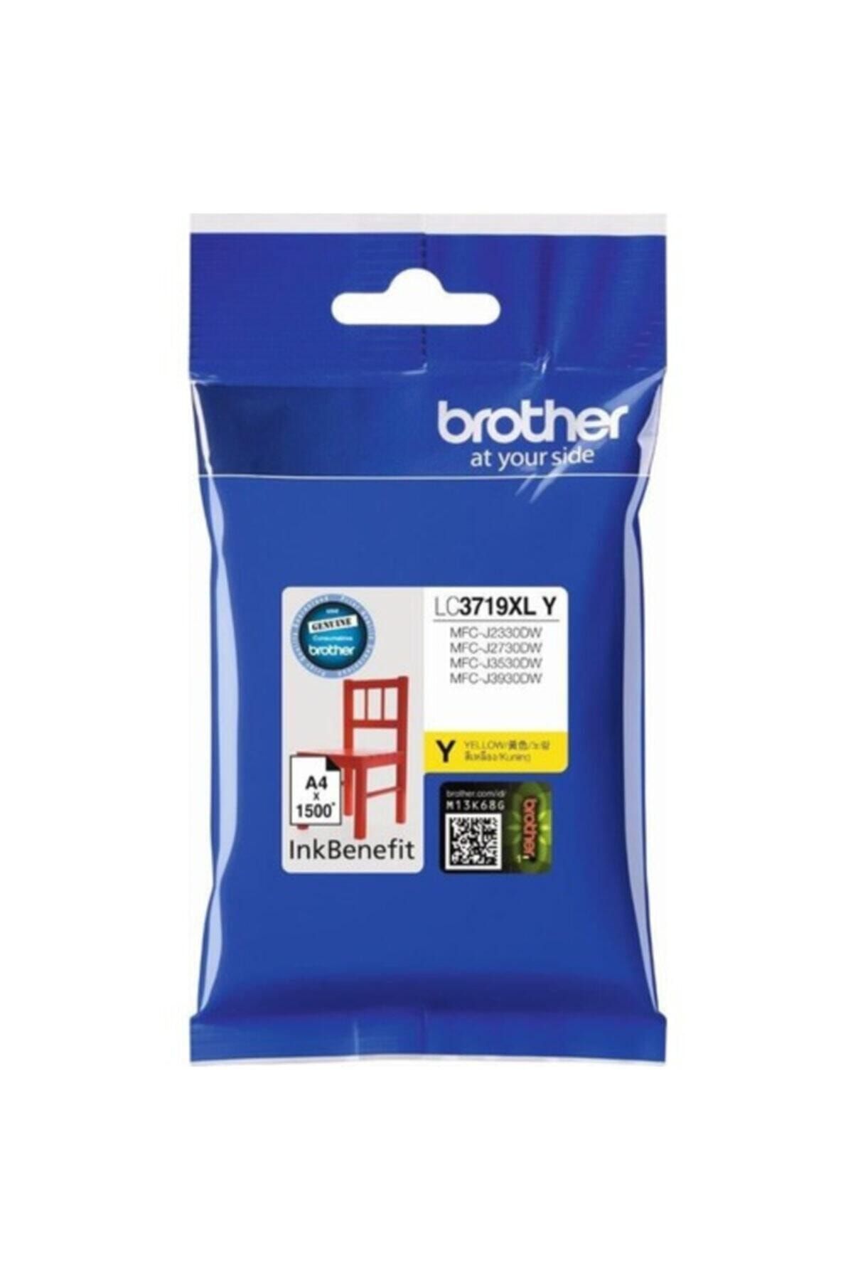 Brother Lc3719xly Mfc-j3930dw Için Sarı Kartuş 1500 Sayfa