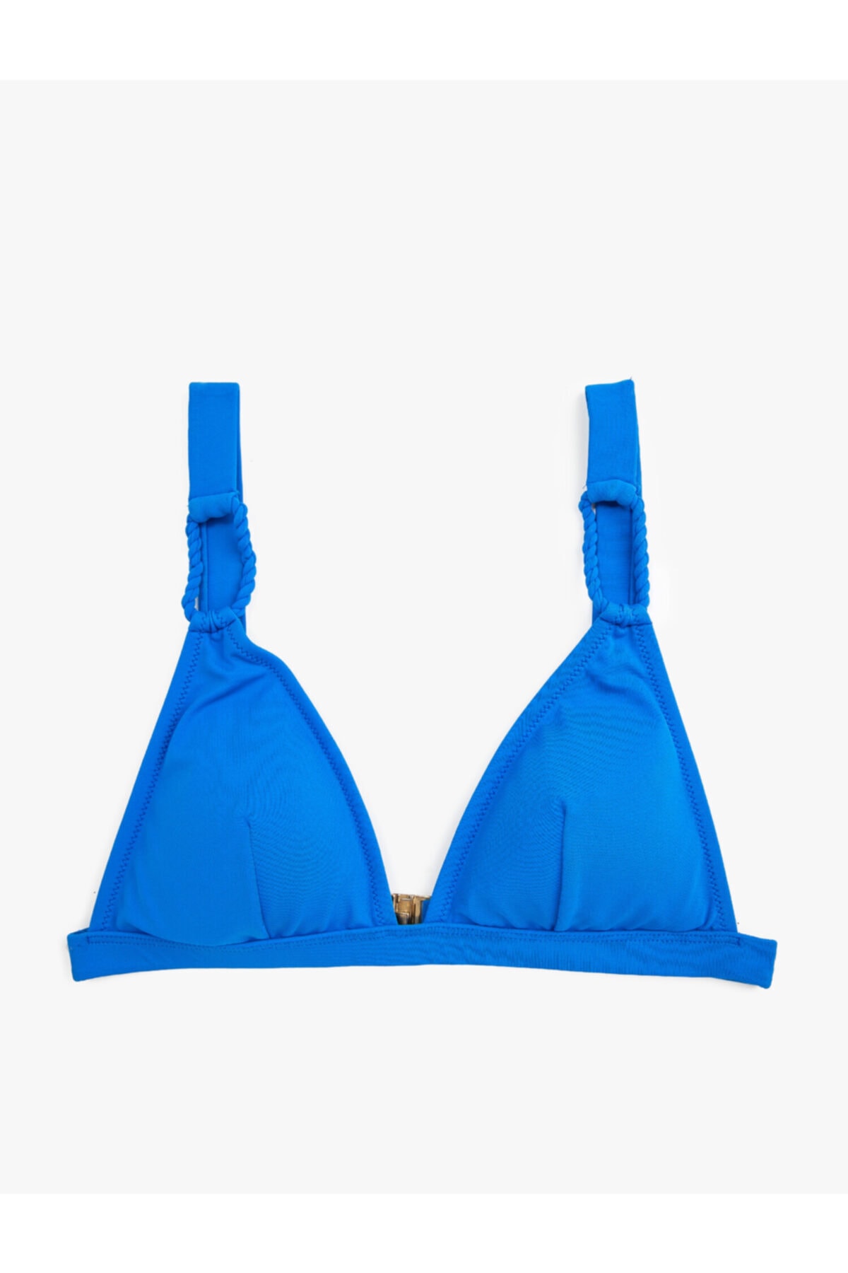 Koton Bikinioberteil Blau Unifarben Fast ausverkauft ER9232