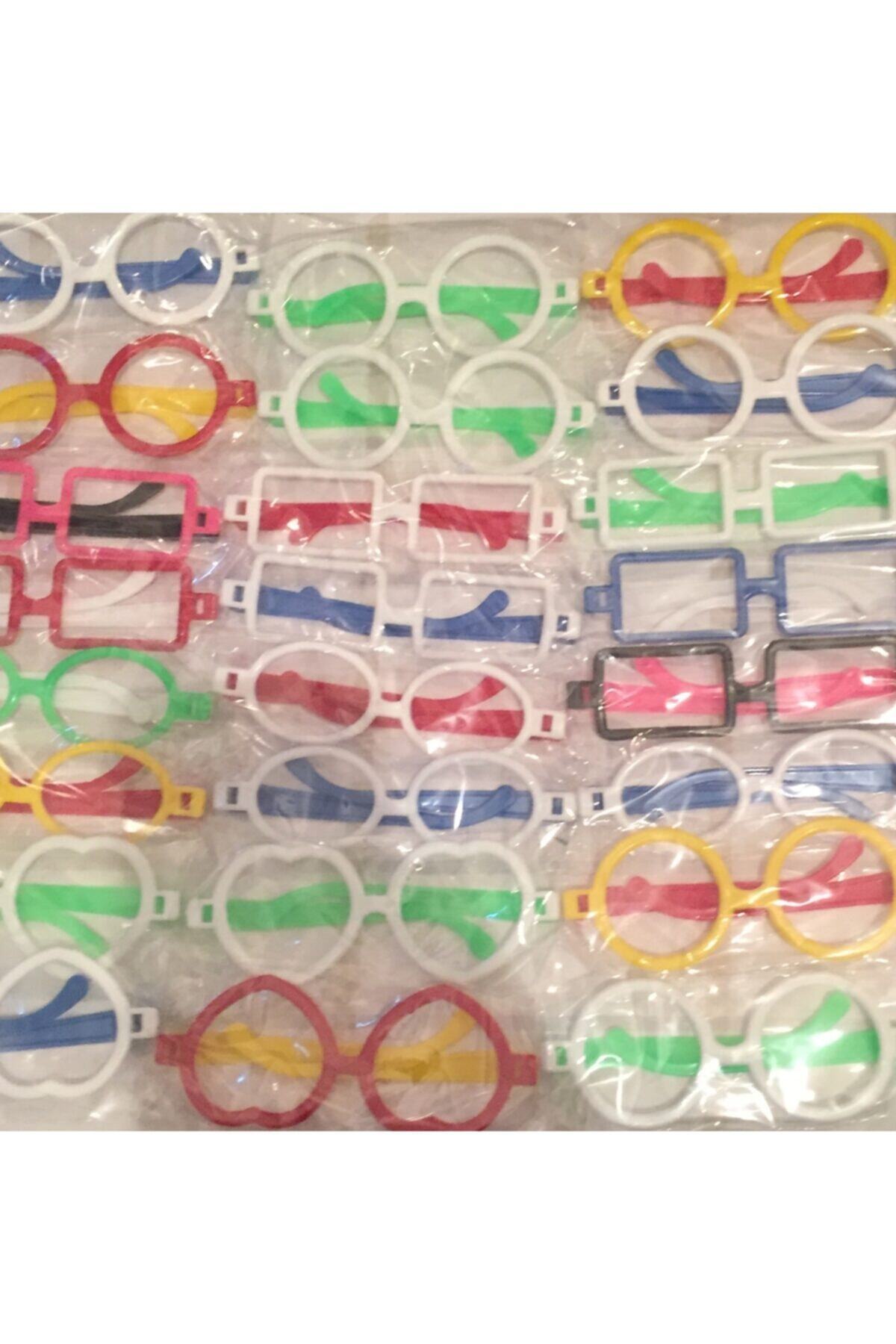 Kılıçlar Oyuncak Oyun Gözlüğü Plastik Camsız Değişik Renk Ve Modellerde 4 Adet