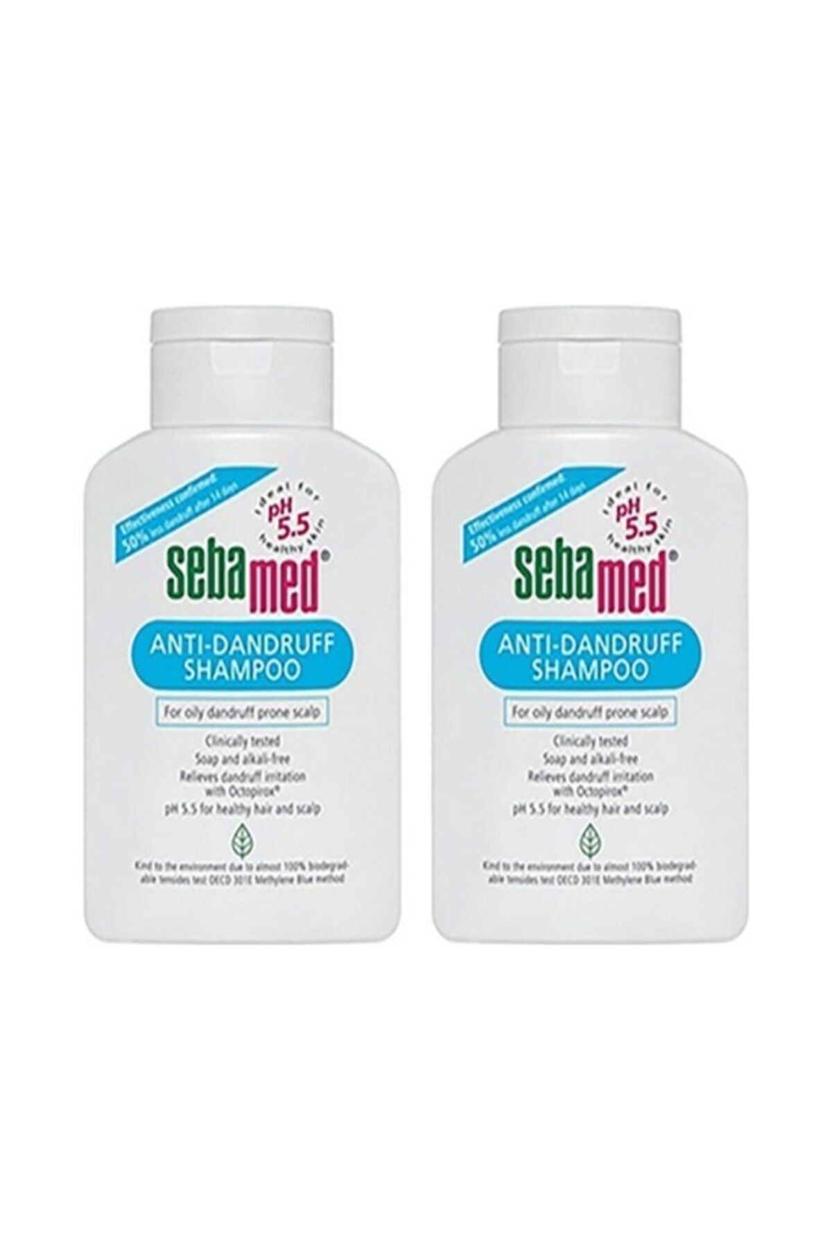 شامپو مردانه و زنانه در برابر سبوس 400 میل 2 قطعه Sebamed