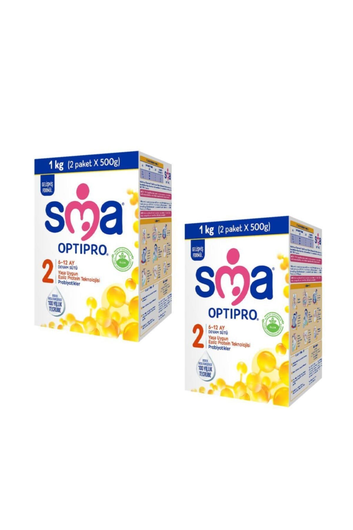 SMA Optipro Probiyotik 2 Devam Sütü 1000 Gr X 2 Adet