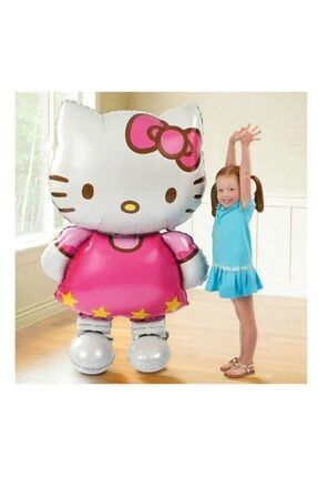 116x68cm Büyük Boy Hello Kitty Kedi Doğum Günü Balon 2281