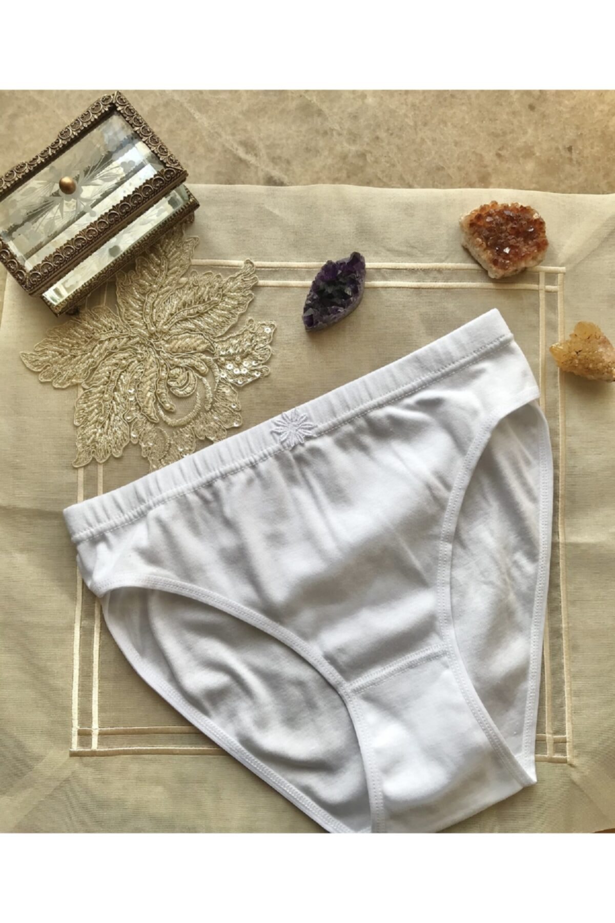 Women's Cotton Panties Floral Detail