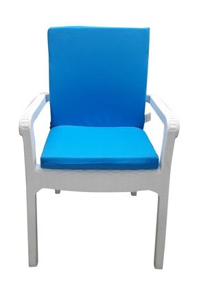 Turkuaz Yüksek Arkalı Sandalye Minderi esgm0012