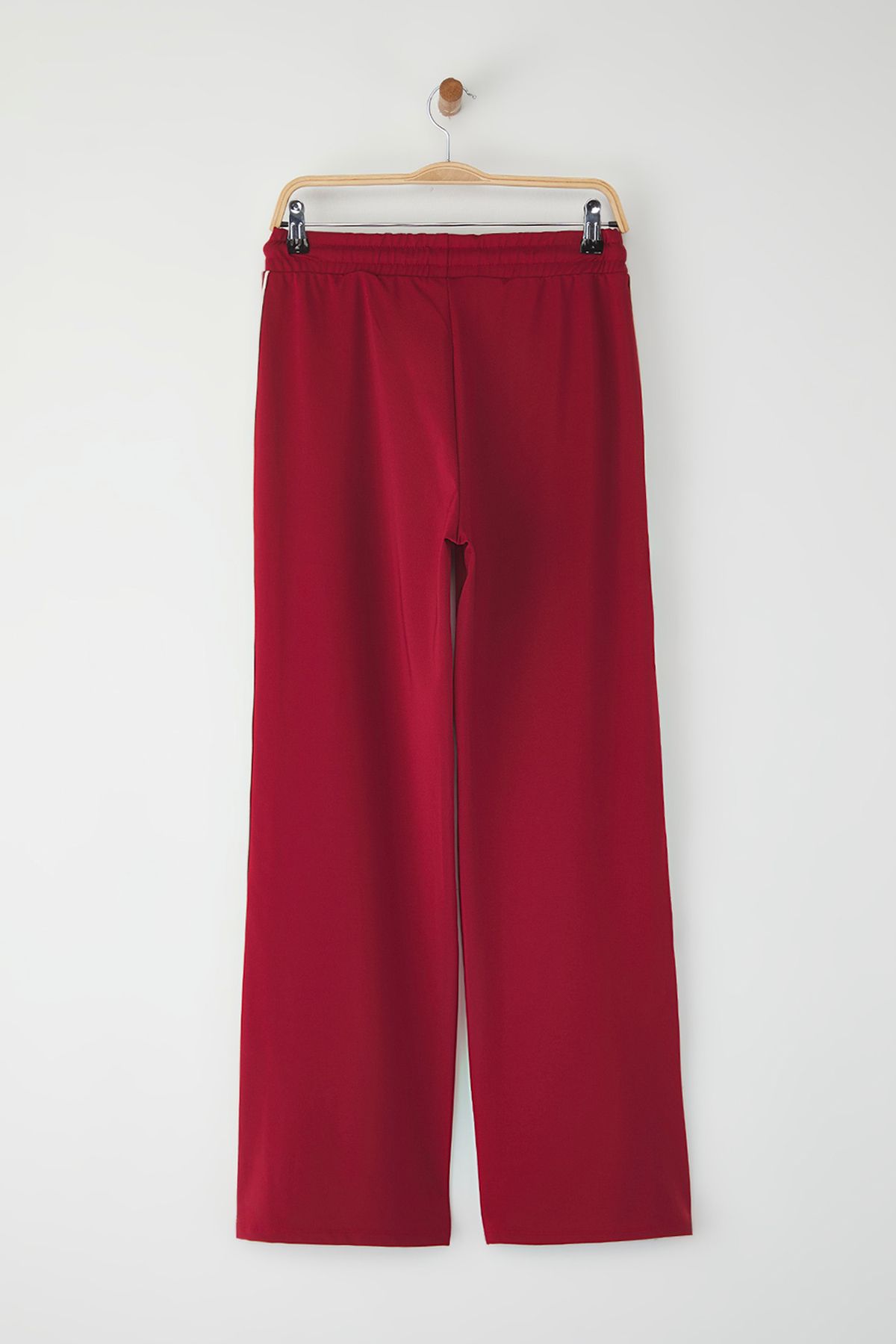 Trendyol Collection-Burgundy Striped Diver / Scuba Sports Sweatpants Thmss25Ea00006 8