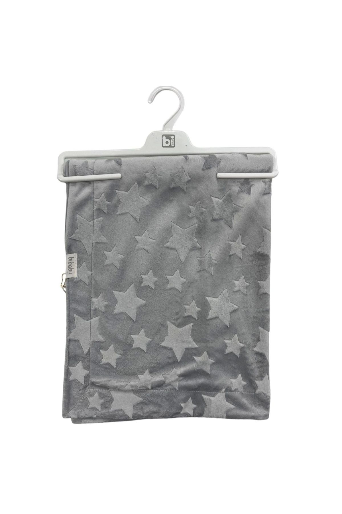 Bibaby Jacquard Star 82x90 Battaniye 64726 Grey
