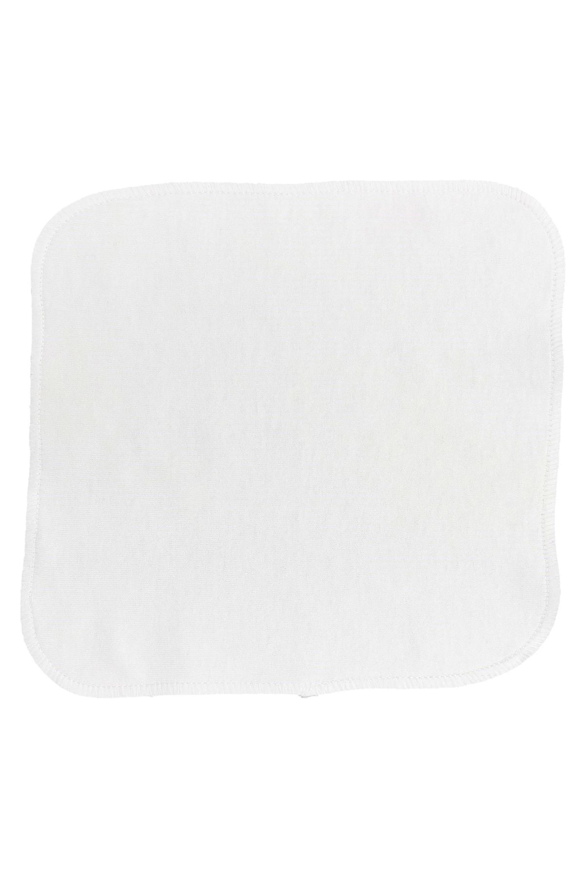 Bibaby-Blue Biorganic Patterned 6-Piece Combed Cotton Handkerchief - 57759 5
