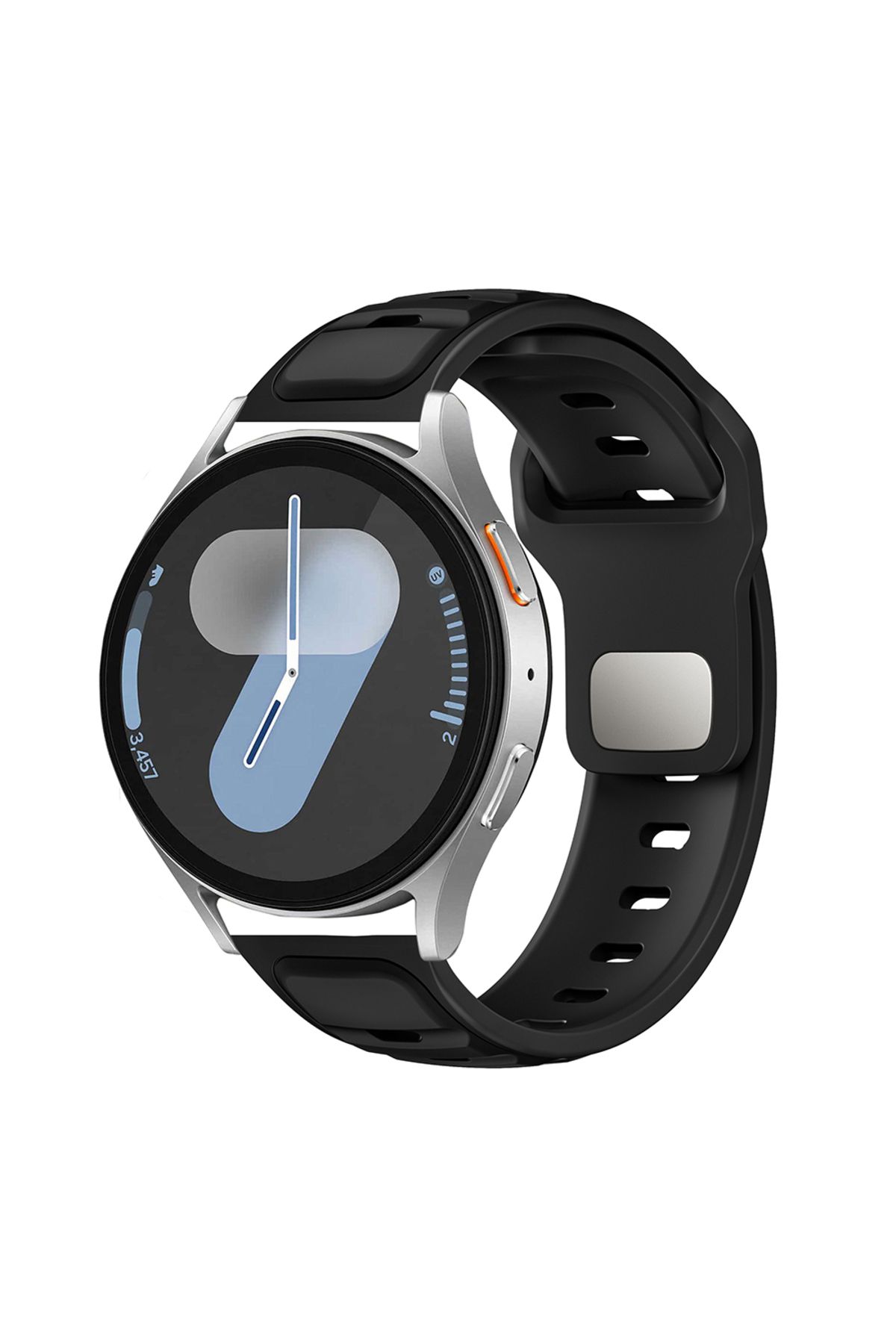 cepteaksesuar Amazfit Pace CPT KRD-135 22mm Silikon Kordon Strap Kayış - Siyah