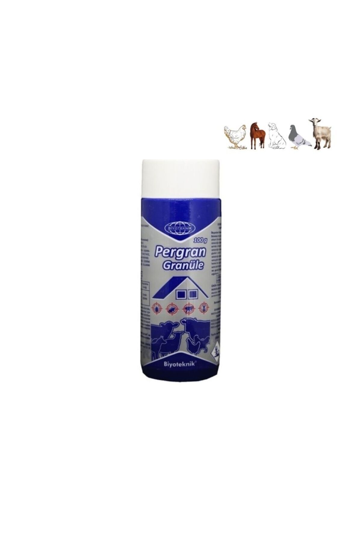 Biyoteknik Pergran Granül Karınca Kene Bit Pire Tozu 100 Gr