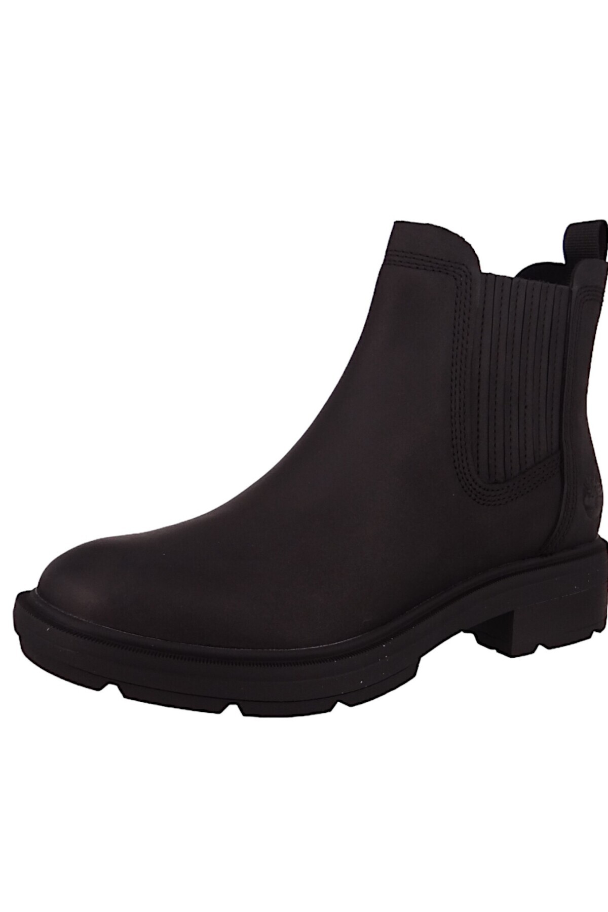 Timberland-Damen Sportliche Stiefelette Brimfield Chelsea Tb0a2pbbw02 Schwarz Black Full Grain Leder Mit Außen 1