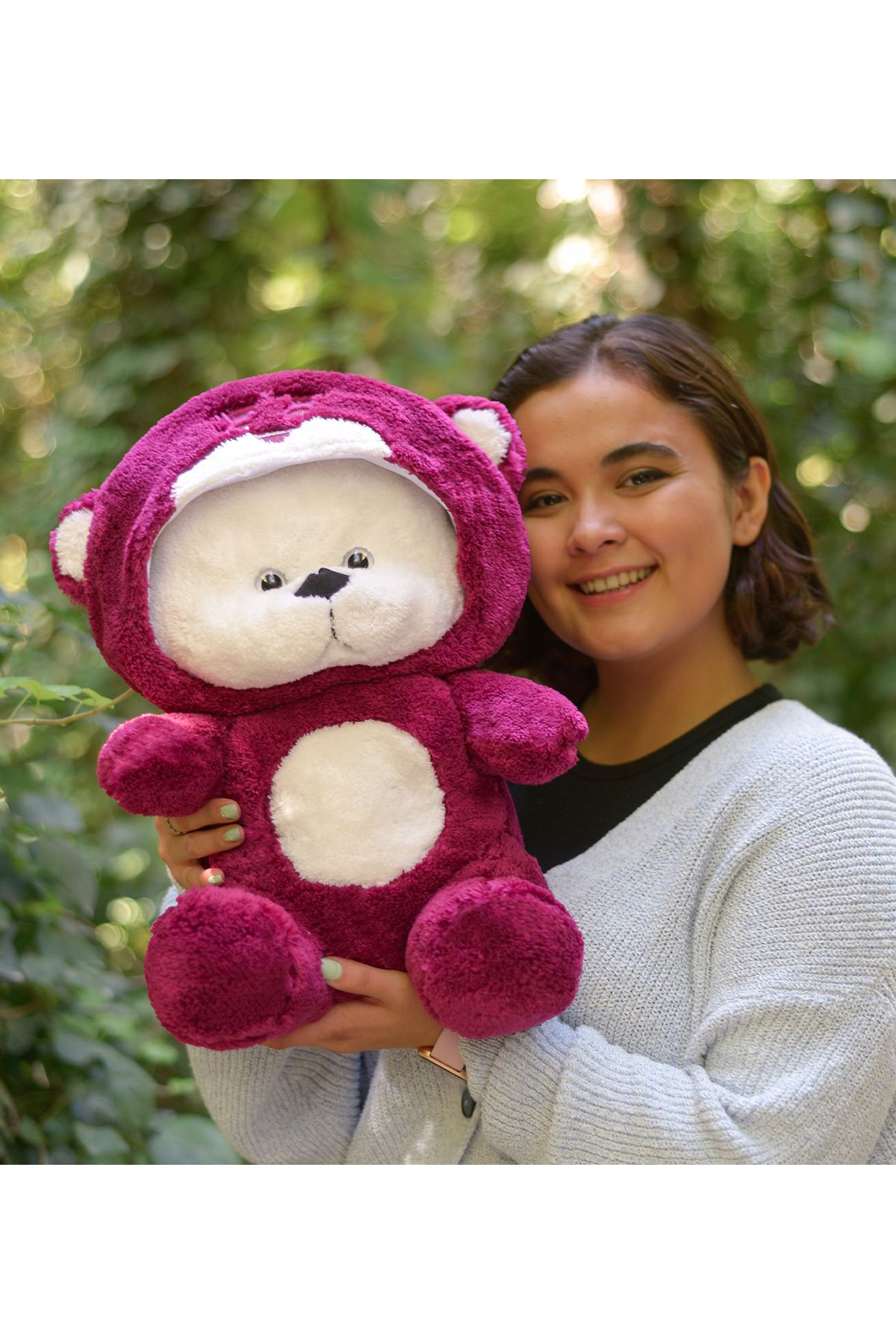 Özgüner Oyuncak-"70 cm Hooded Sleepyhead - Cute Sleeping Companion You Can Hug!" 2