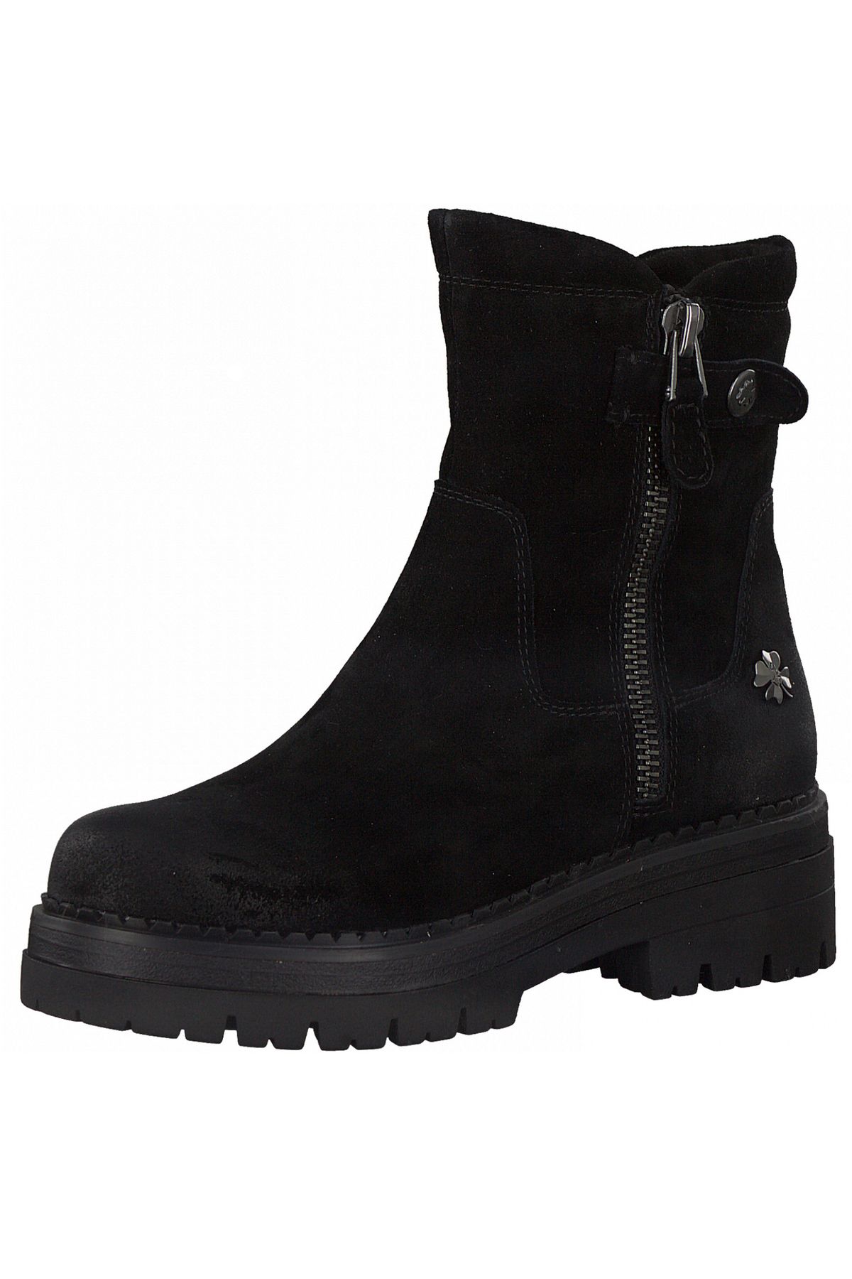 Marco Tozzi-Damen Elegante Stiefelette von GMK Guido Maria Kretschmar 2-86400-27 Schwarz 001 Siyah Leder mit Feel 1