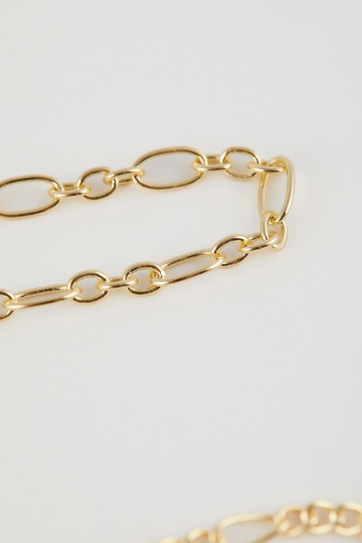 DeFacto-Women's 3-Piece Colorful Gold Anklet D4885Axns 4