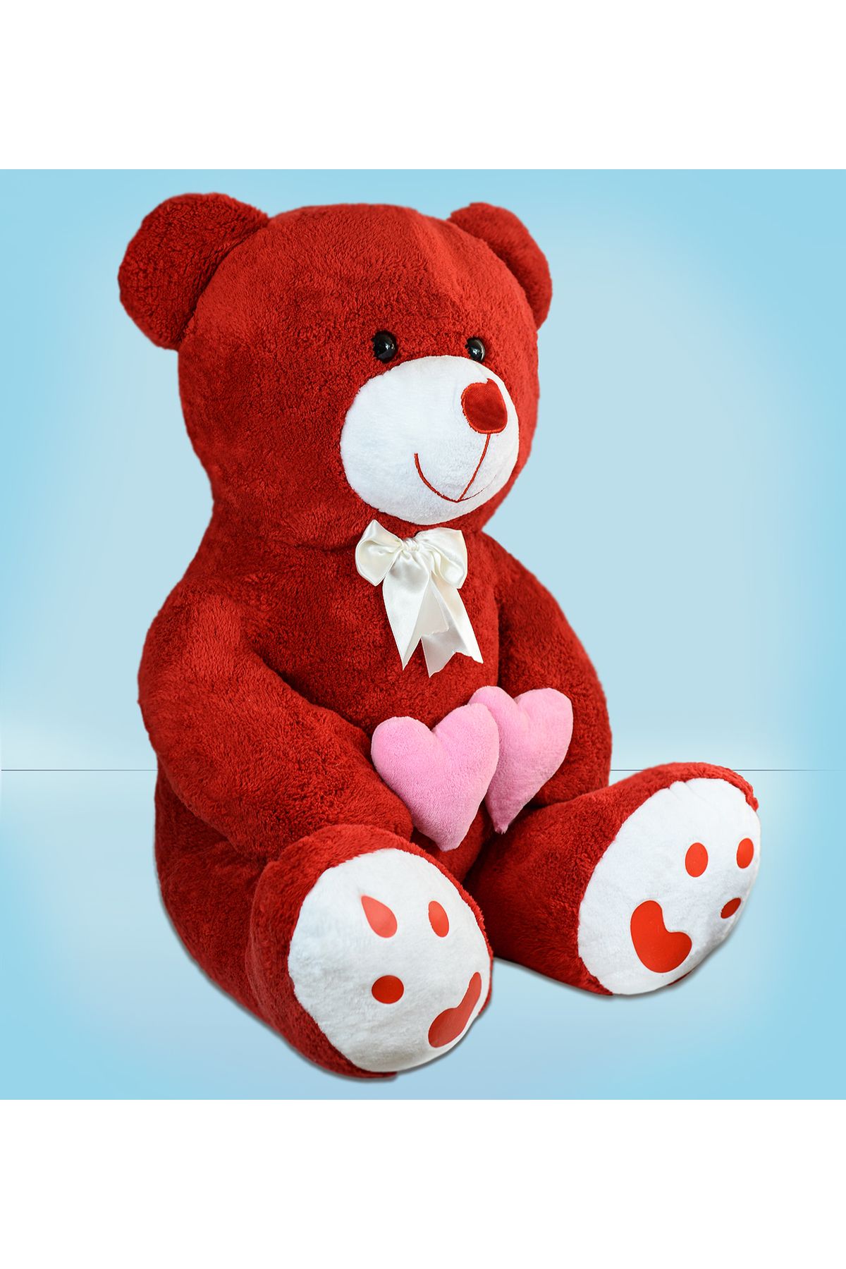 Özgüner Oyuncak-"Bobo Double Heart Plush 130 cm - Perfect Gift to Hug!" 4