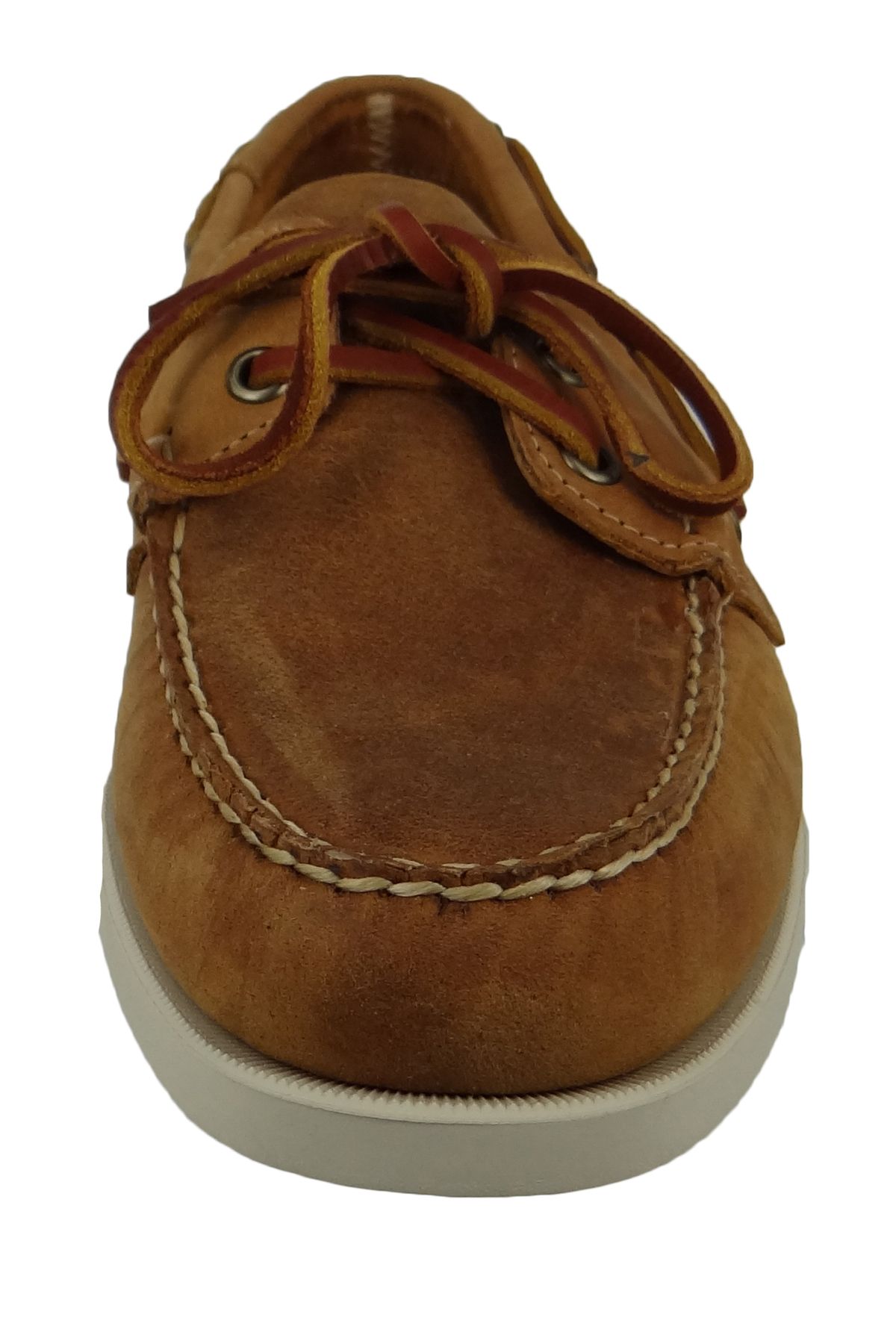Sebago-Portland Crazy Horse 70015H0 Herren Halbschuhe Segel-/Bootsschuhe Leder Braun 912 Brown Tan 6