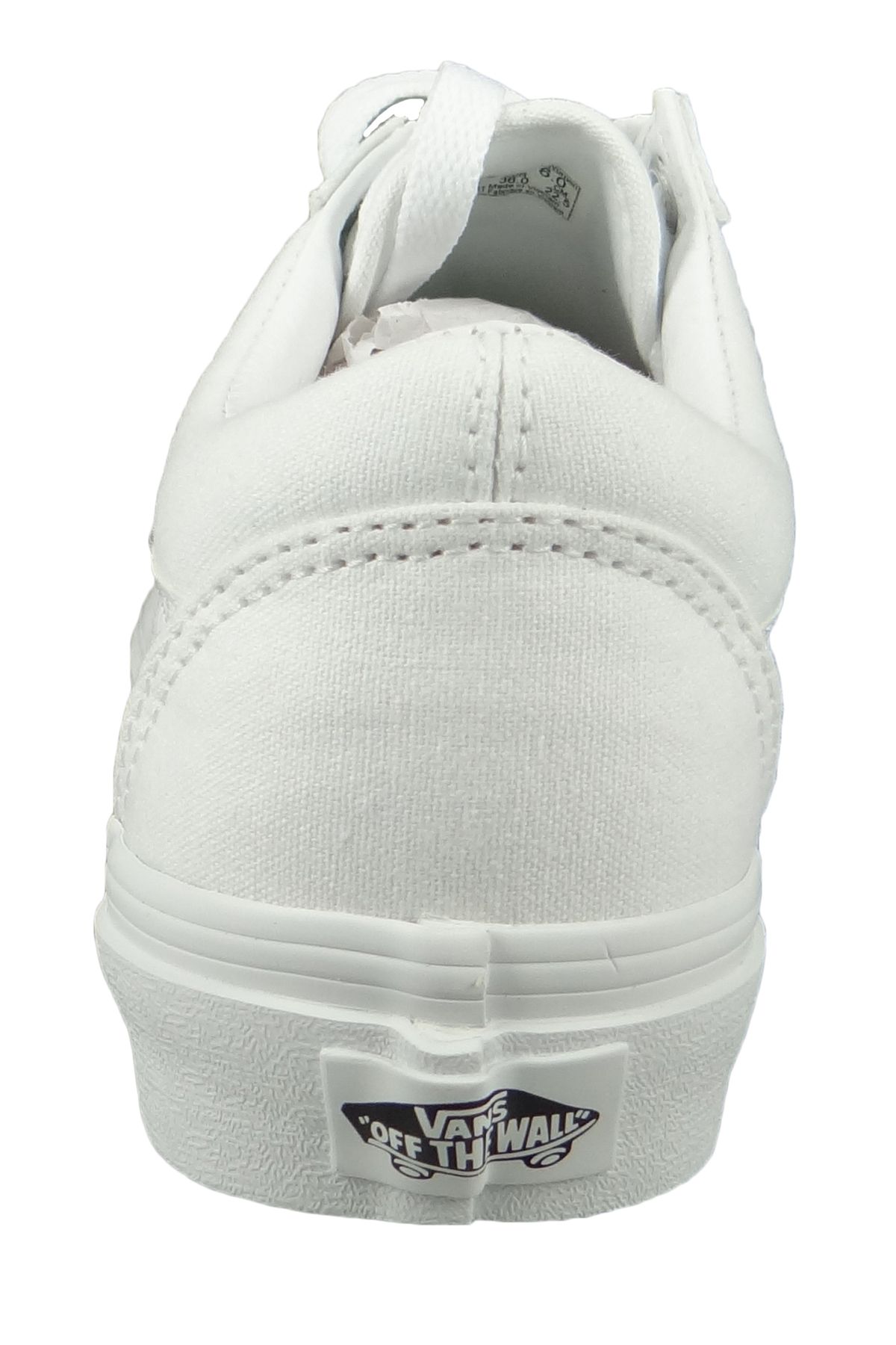Vans-Damen Sneaker Low Old Skool D3HW00 Weiß true white Textil 6