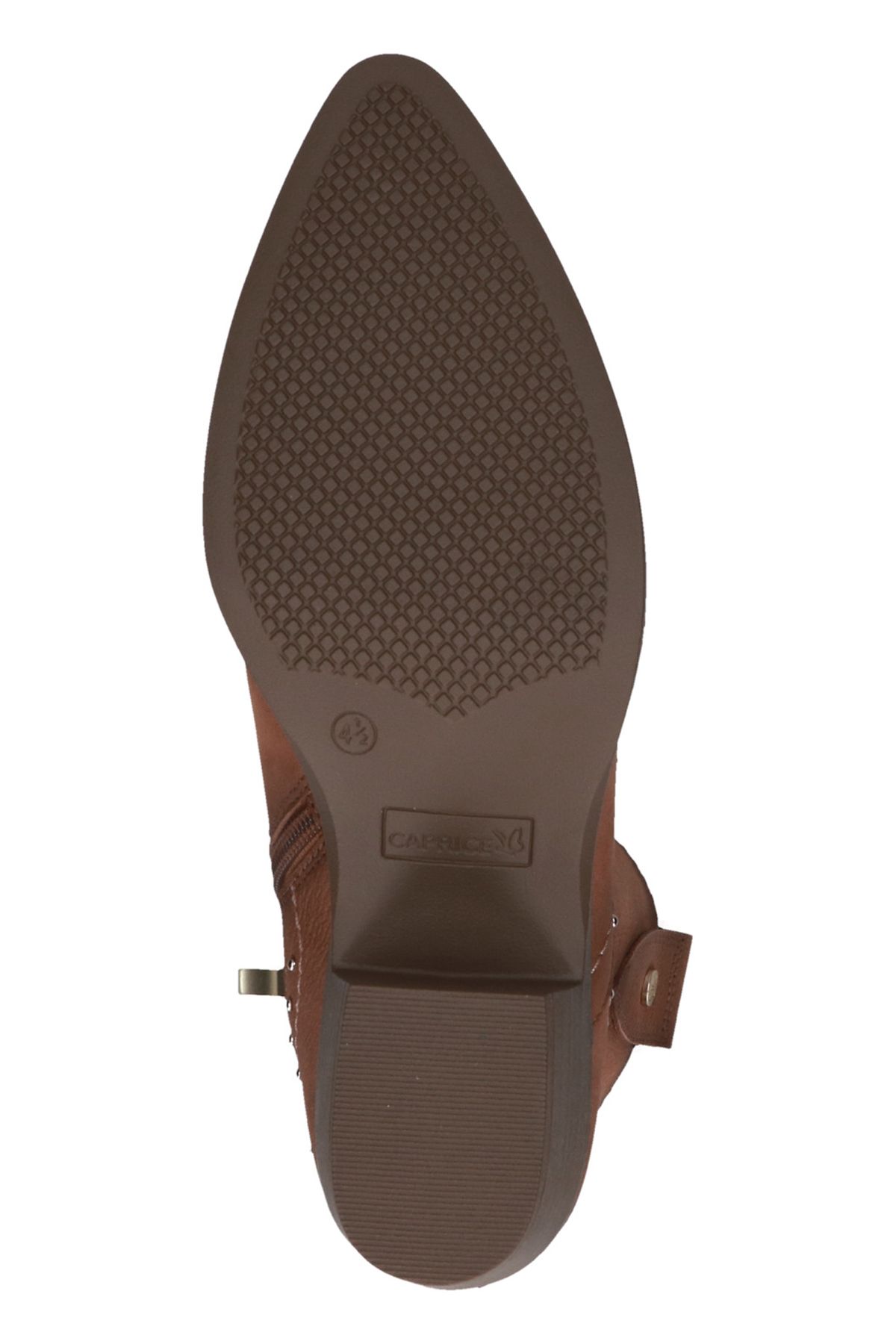Caprice-Damen Elegante Stiefelette Western 9-25315-43 Braun 351 Camel Nubuc Leder Mit Cap Airmotion 6