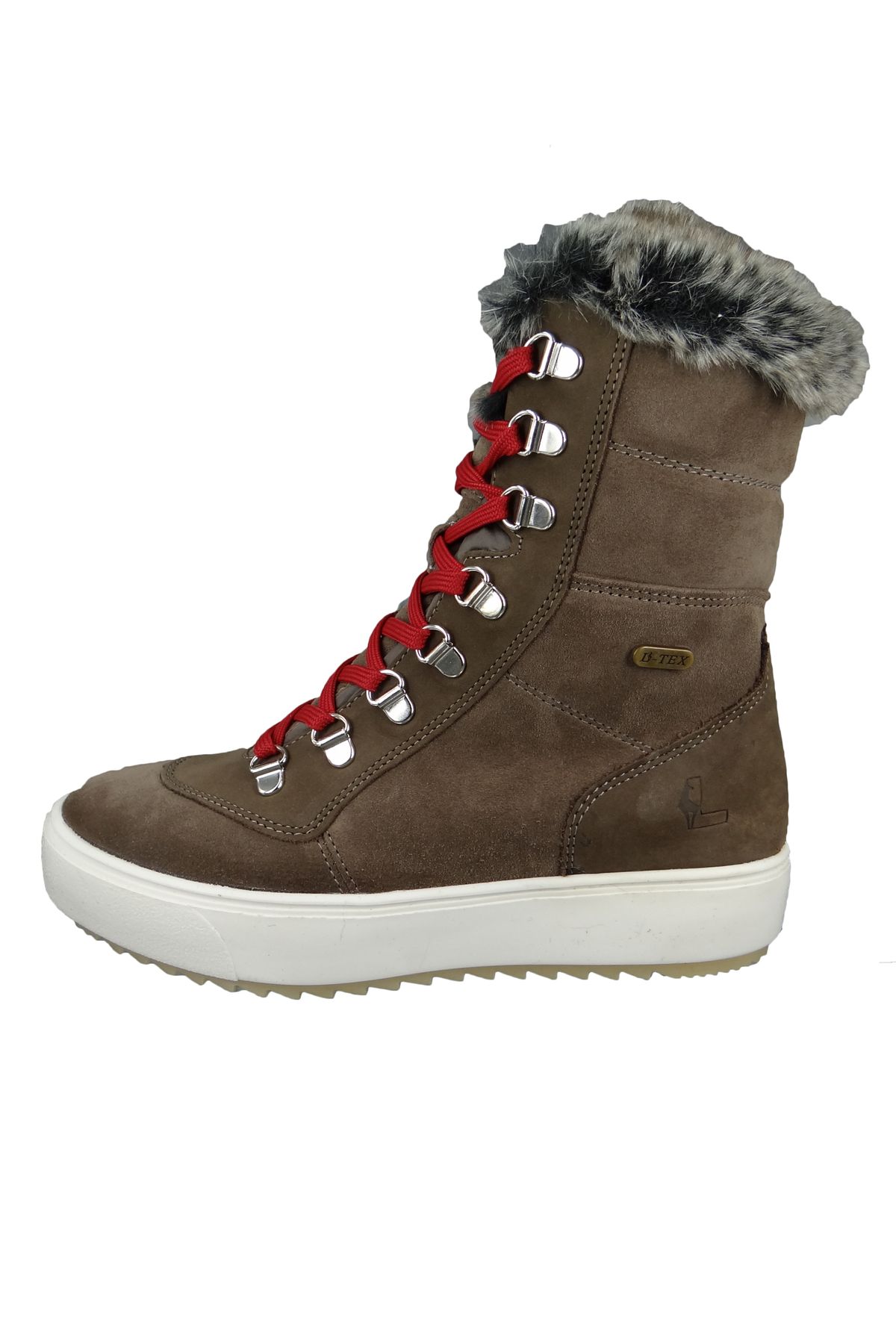 LACKNER-Damen Winterstiefel Stiefel Wanderschuhe Winterschuhe Daisy L&#39;s TX 7842 Grau Taupe Leder 3