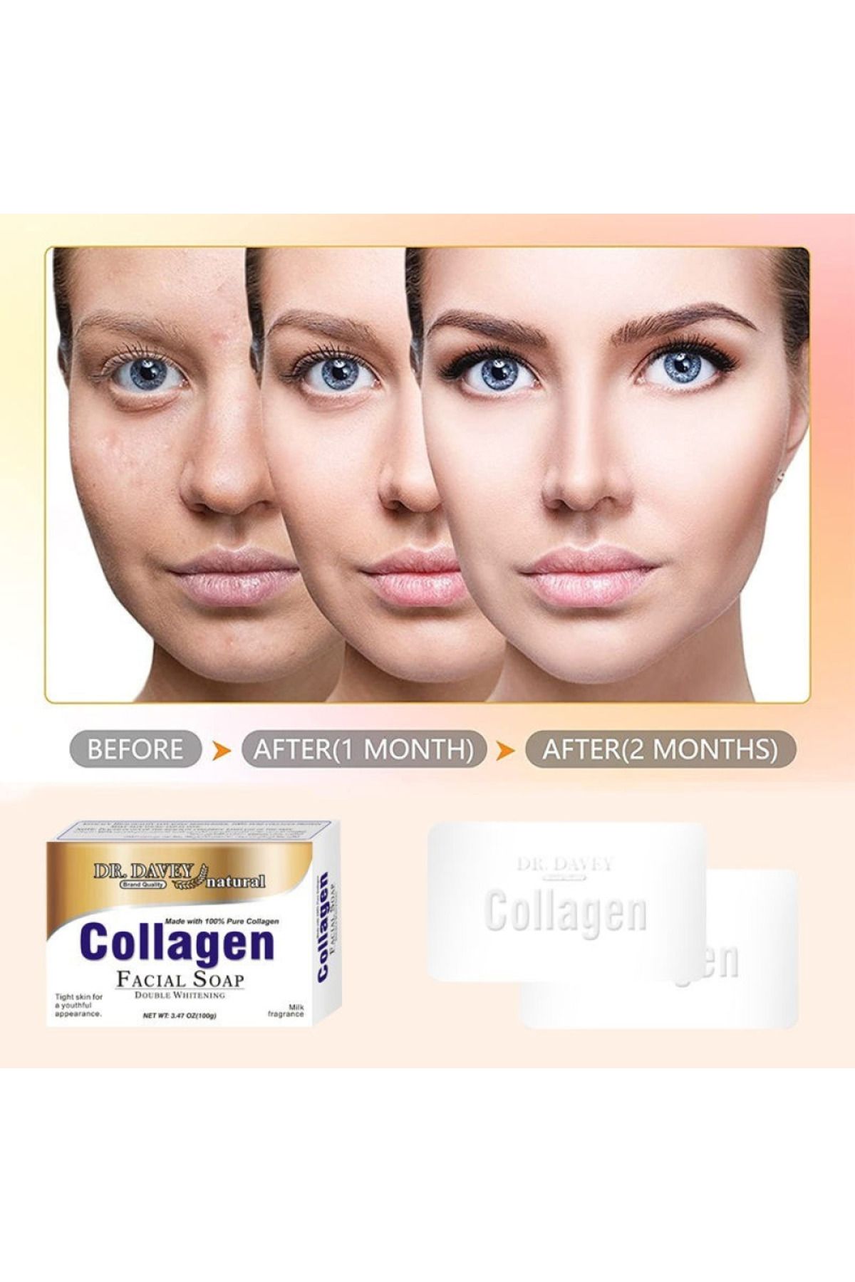 Dr. Davey-DR.DAVEY Collagen Facial Soap Double Whitening 2