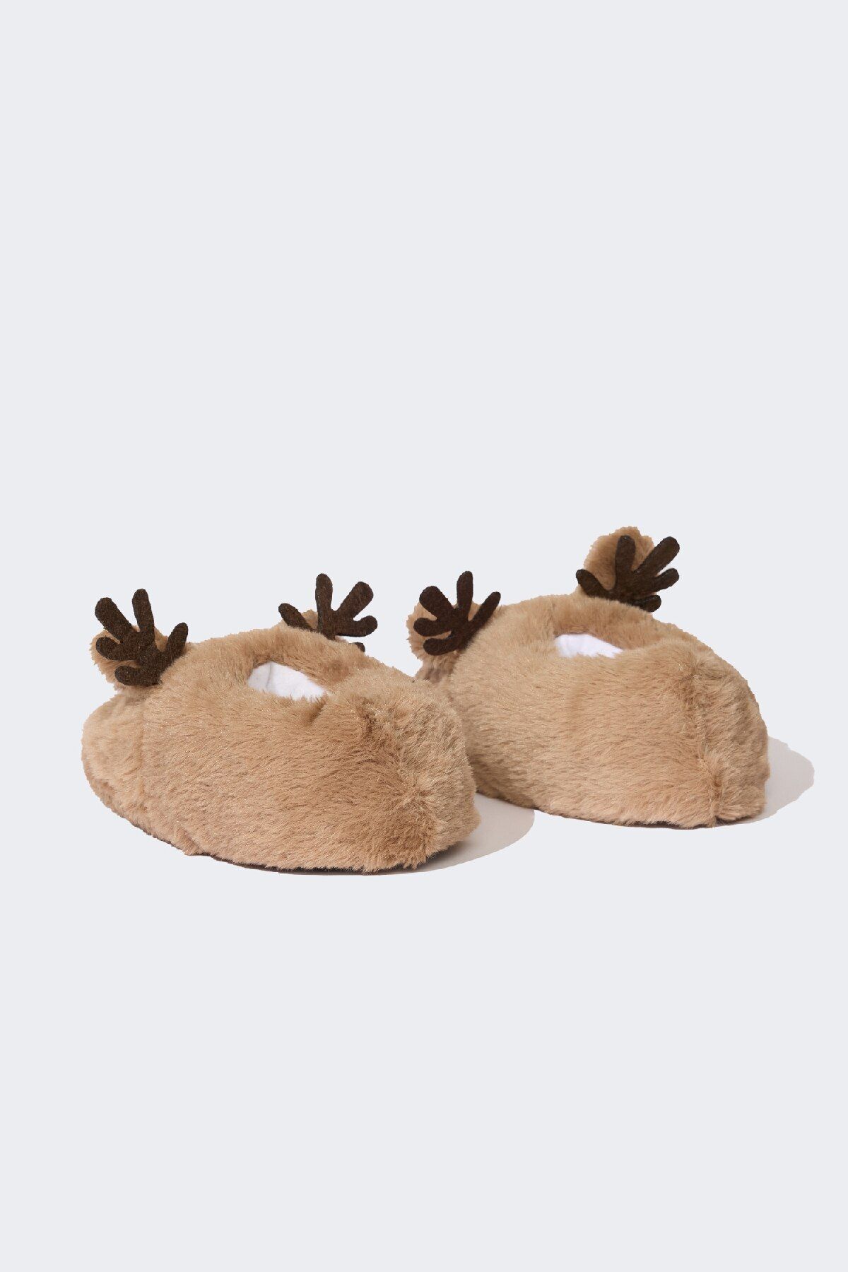 DeFacto-Girl's Christmas Themed Thick Sole House Slippers D3449A824Wn 3