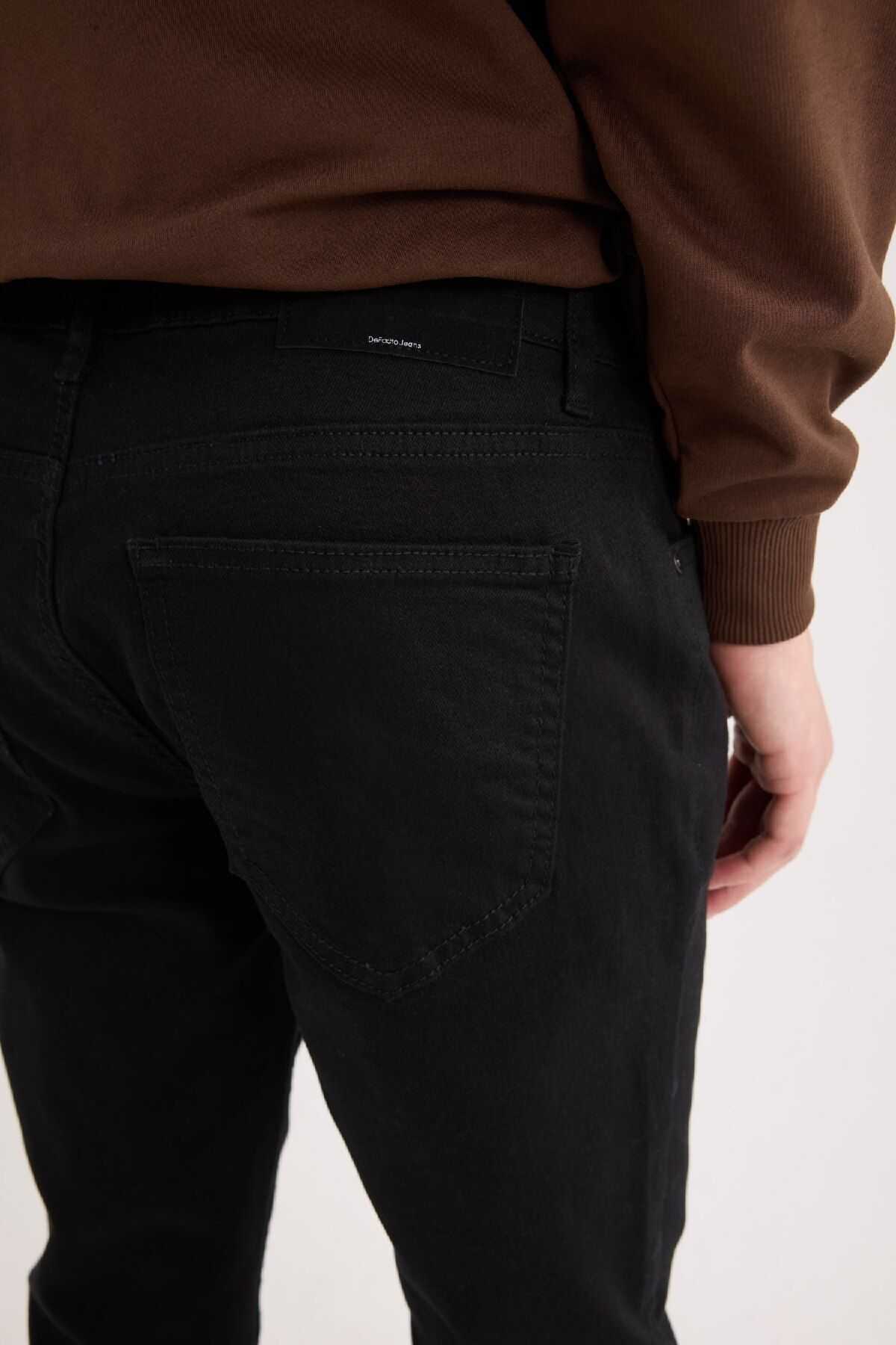 شلوار جین مشکی مردانه SLIM FIT BARN قالب باریک کمر و Defacto