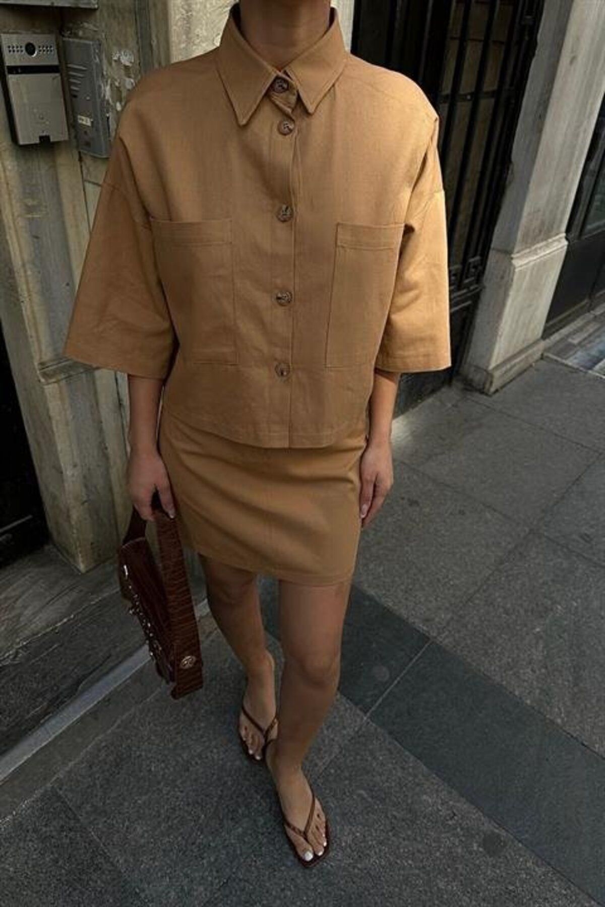 cibec Naomi Gabardin Etek Takım 9740-08