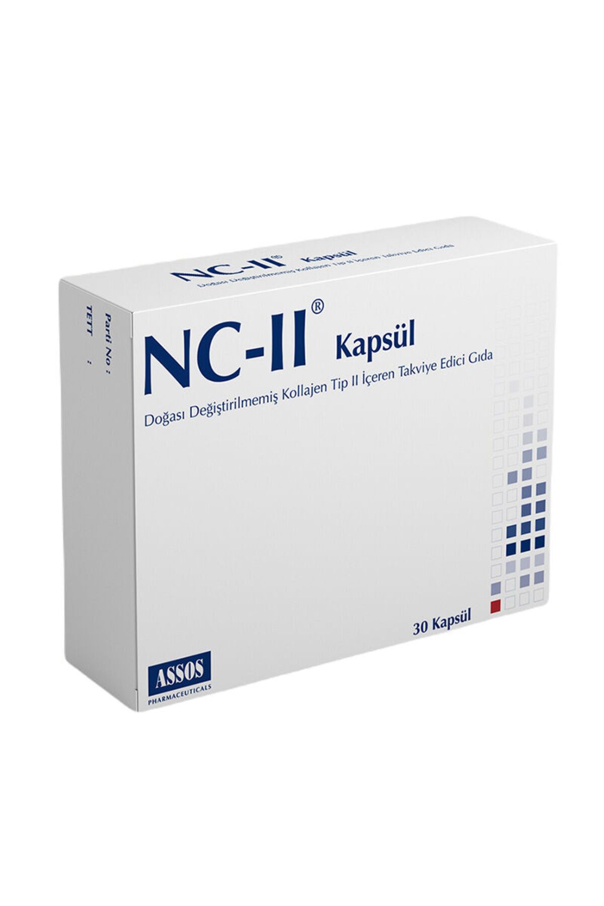 Assos İlaç NC-II Kollajen Tip II Takviye Edici Gıda 30 Kapsül