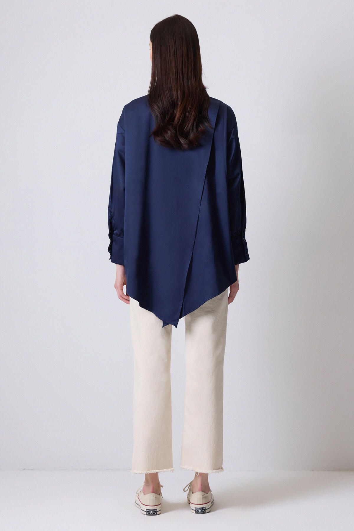 Touché Privé-Asymmetrical Poplin Tunic 4