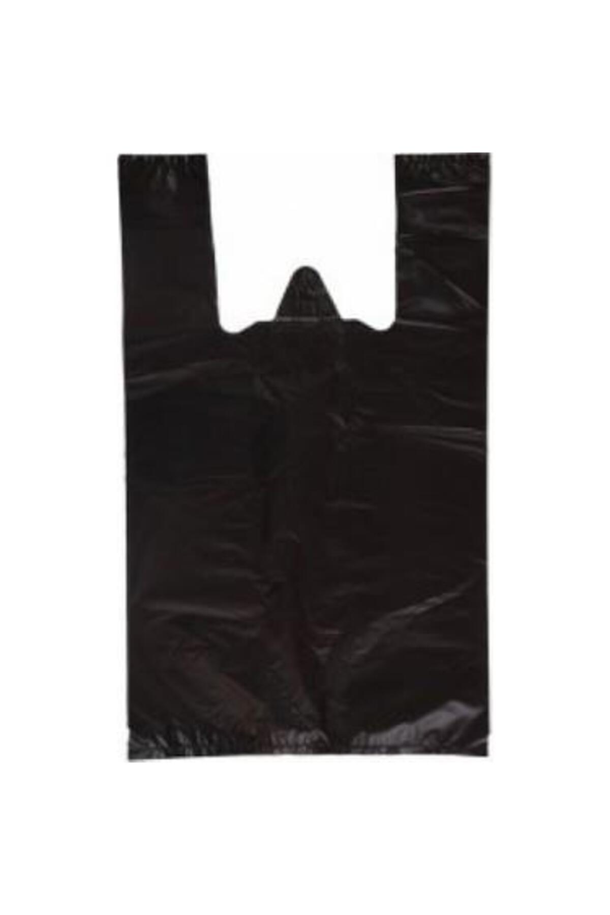 Küçük Boy Siyah Ekonomik Atlet Poşet 25x42 1 kg — Koksal Pack — Poşet