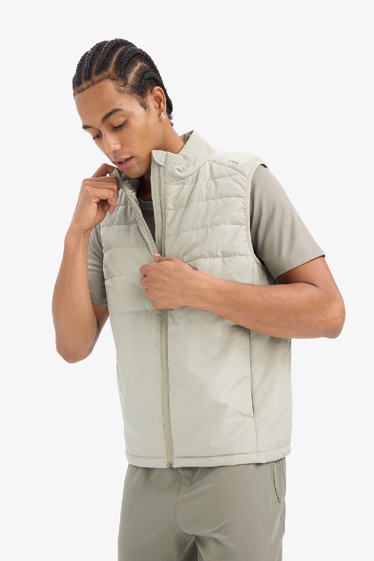 DeFacto-Defactofit Regular Fit Woven Vest D6177Ax25Sp 3