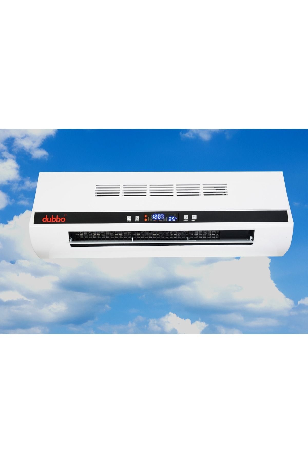 dubbo 2500 watt klima duvar tipi ptc seramik uk.ıstıcı+vantilatör
