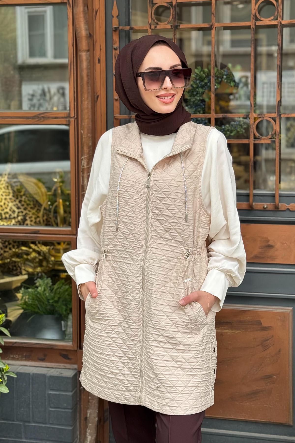 Moodbasic-Vest Mb28.70 Beige 3