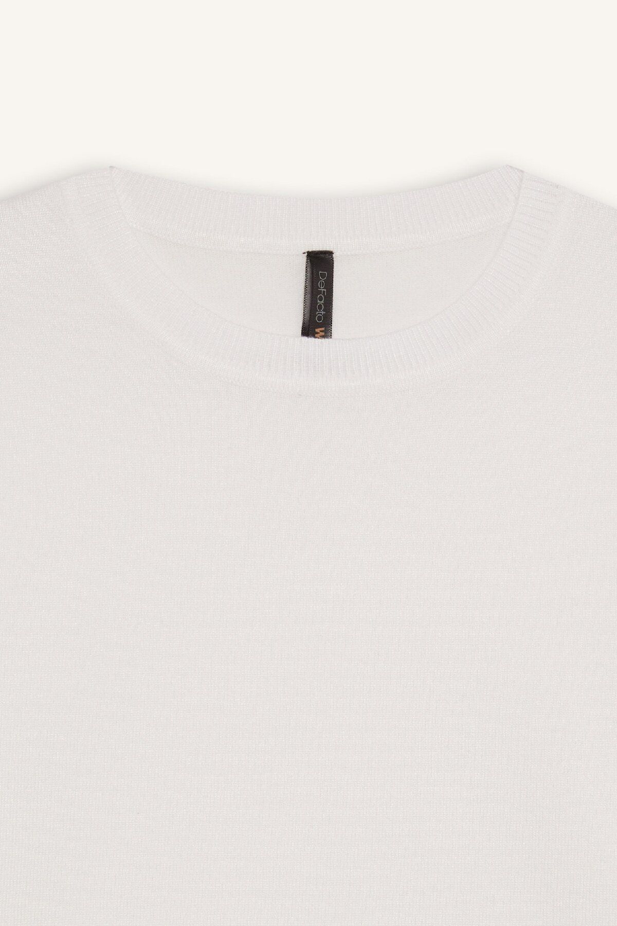 DeFacto-Basic-Strickpullover mit normaler Passform und Rundhalsausschnitt D9197AX25SP 2