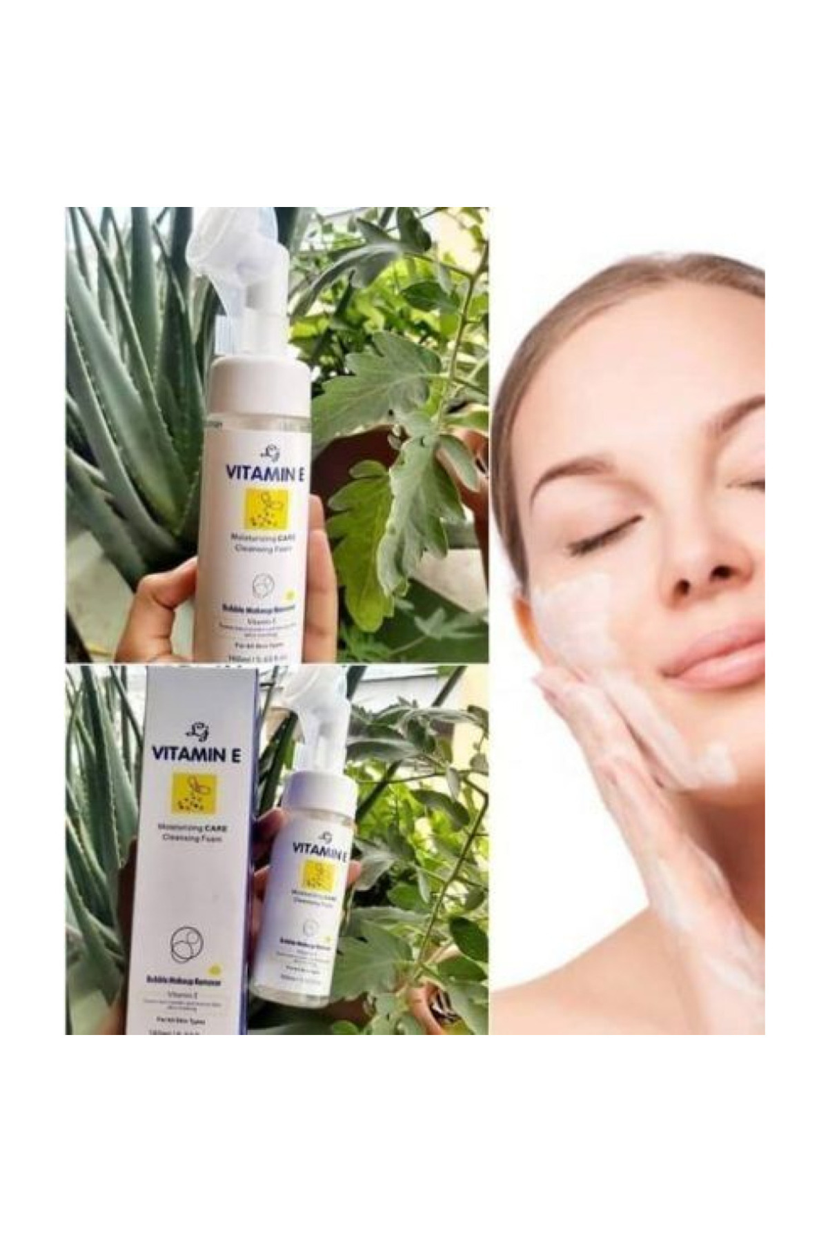 LOVE JOJO-Bubble Makeup Remover Gentle Foam Cleanser with Deep Cleansing Action 160ml 6