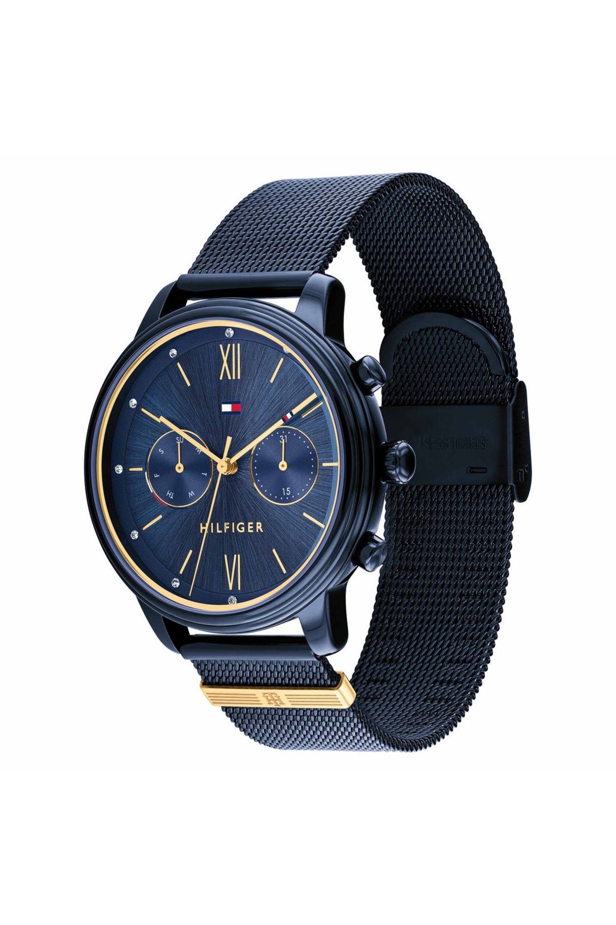 Tommy Hilfiger-Dámské hodinky Tommy Hilfiger 1782305 Blake, modré s modrým ciferníkem, mechanismus TMI VH64A Quartz 2