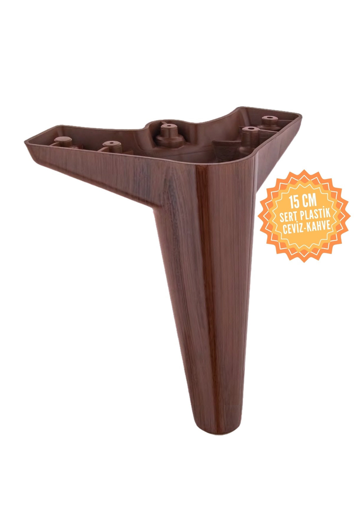 KOÇSAN Zirve 15 Cm Plastik Mobilya Ayağı, Lüks Metal Mobilya Ayak, Koltuk, Dolap, Şifonyer Ayak