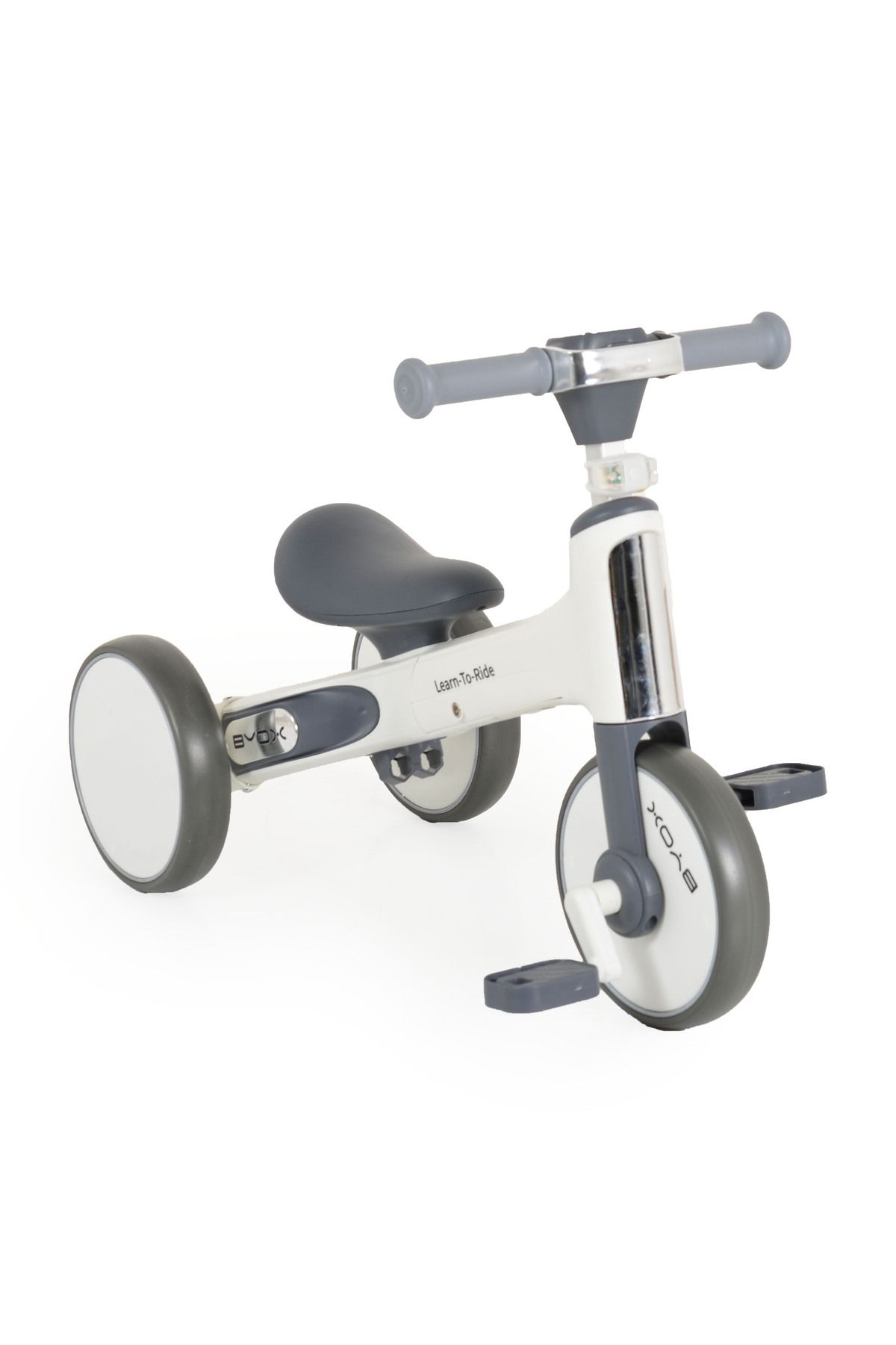 OEM Tricicleta Si Bicicleta Fara Pedale Pt Copii, Byox Ride Alb, Transformabil, Pliabil, Varsta 2 Ani Unisex - One Size