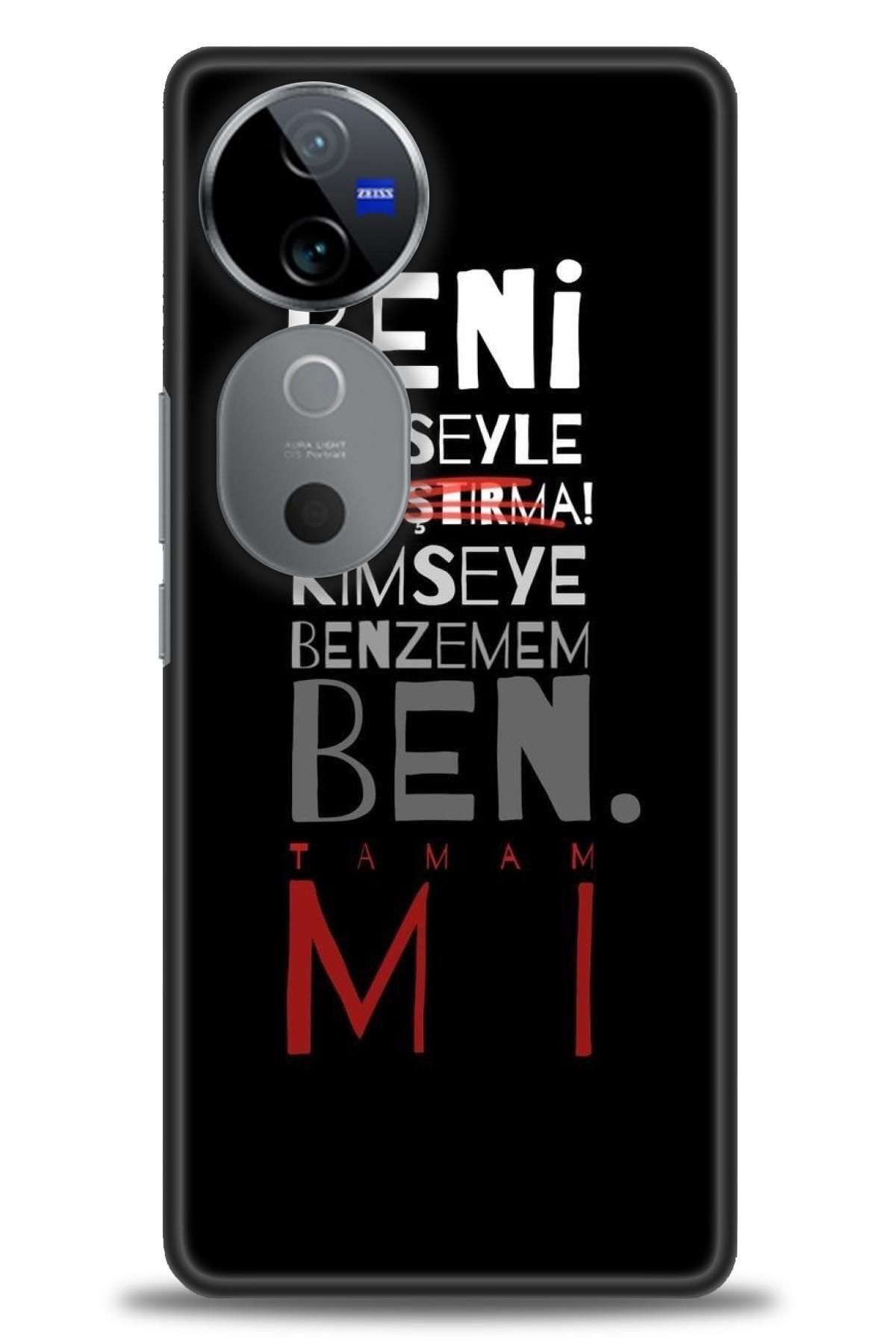 CooperTech Vivo V40 5G İle Uyumlu HD Baskılı Silikon Kılıf / Y V ÖzelSeri Vivo - 2459