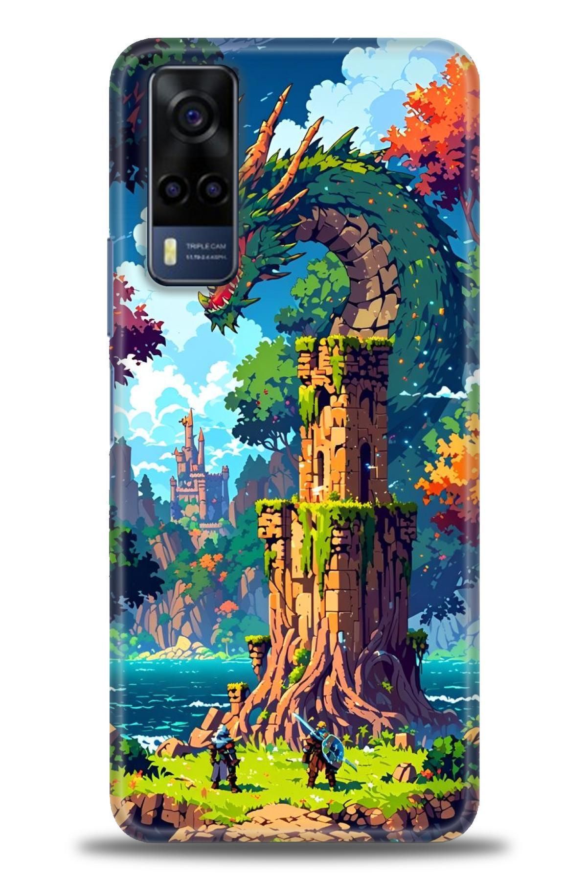 CooperTech Vivo Y53S / Y51 İle Uyumlu HD Baskılı Silikon Kılıf / Y V ÖzelSeri Vivo - 2570