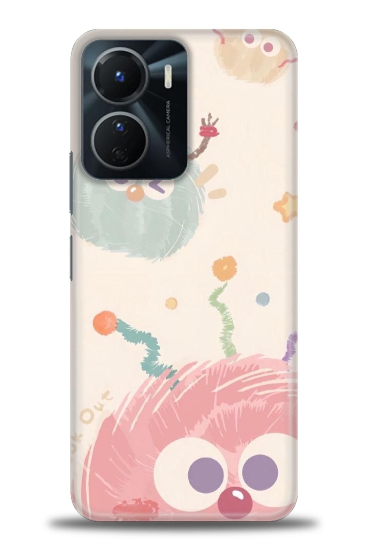 CooperTech Vivo Y16 İle Uyumlu HD Baskılı Silikon Kılıf - ÖzelSeriVivo - 2876